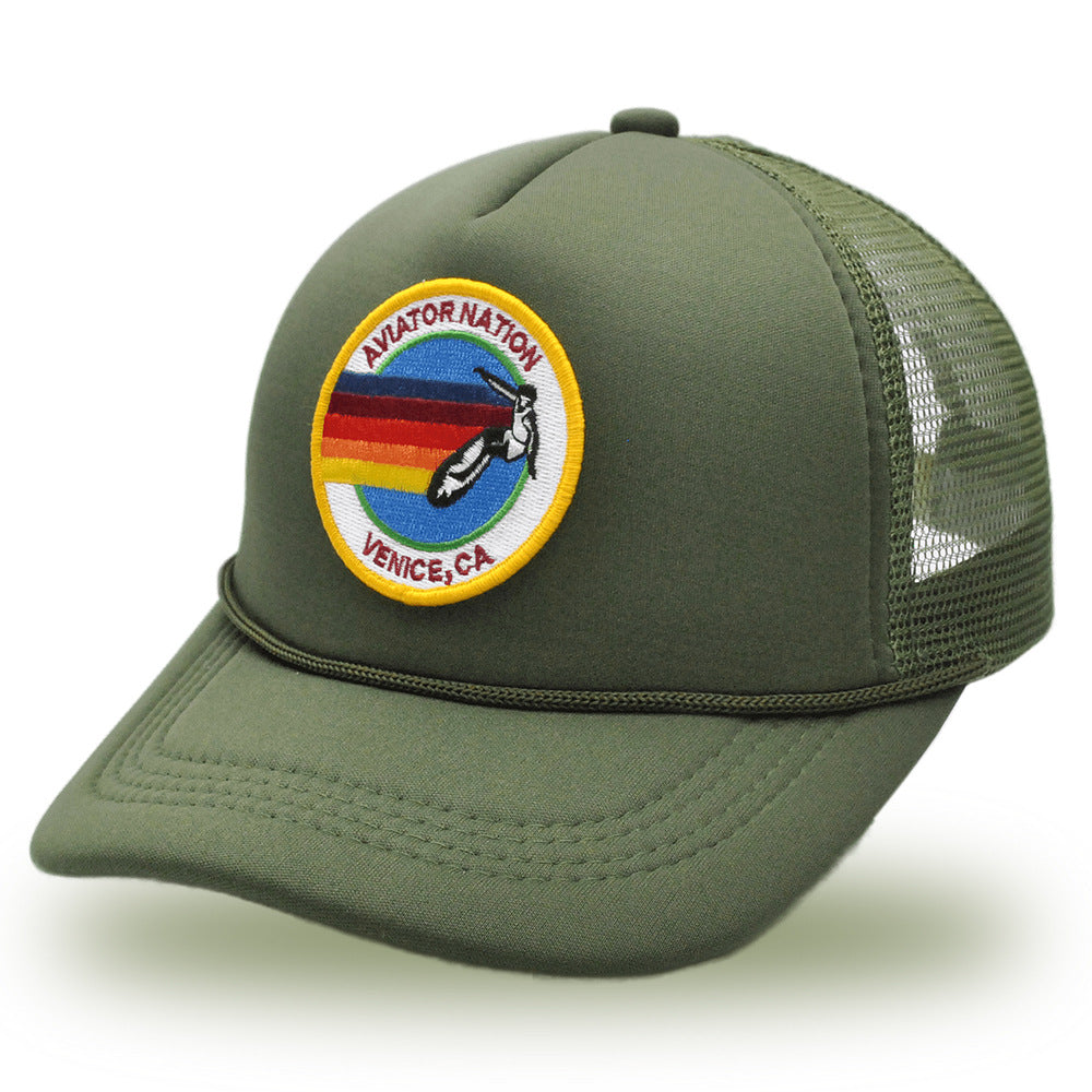 Wholesale Trucker Hat Summer Beach Mesh Cap Baseball Cap